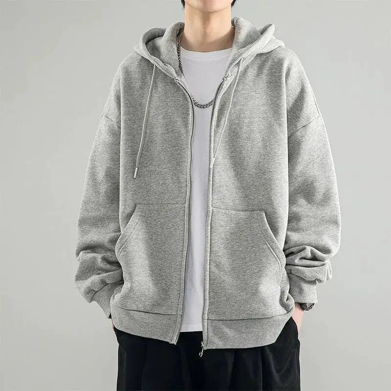 Sudadera con capucha y cremallera